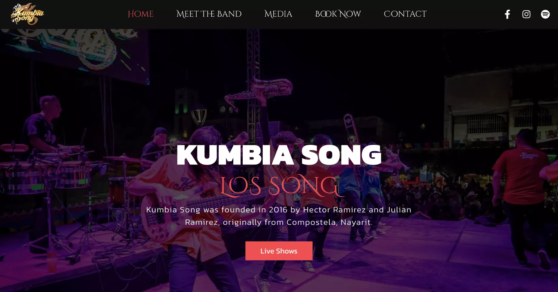 Kumbia Song HS Web Artisan